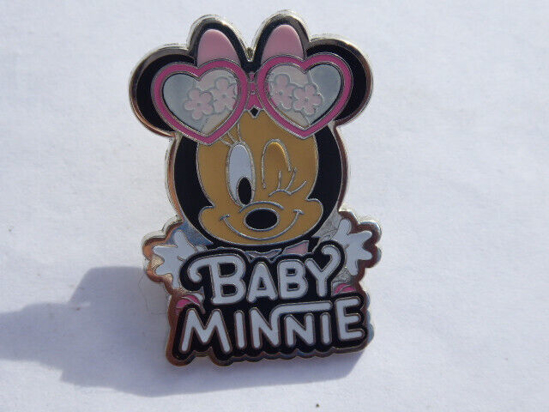 Picture of Disney Baby Minnie Mouse Pink Heart Enamel Lapel Pin