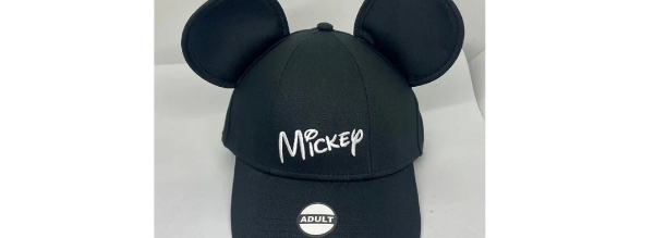 Picture of Disney Mickey Mouse Ears Adult Baseball Cap Black