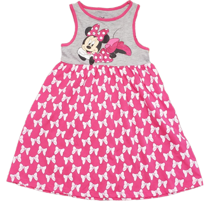 Picture of Disney Minnie Mouse Dress Bows All Over Outfit Toddler Girls 4T