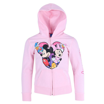 Picture of Disney Mickey Mouse And Friend Fleece Zip Hoodie Light Pink XS