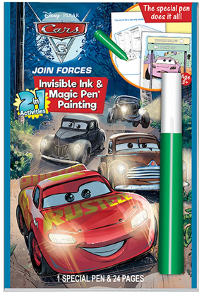 Picture of Disney Pixar Cars 3 Join Forces 2 in 1 Activities Book With Magic Pen