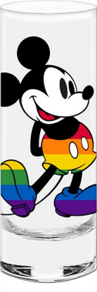 Picture of Disney Rainbow Mickey Mouse Collectible Tall Shot Glass