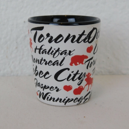 Picture of Postcard Factory Canada Shot Glass