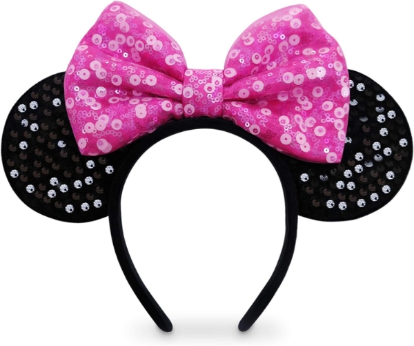 Picture of Disney Minnie Mouse Bow And Ears Pink Headband for Girls