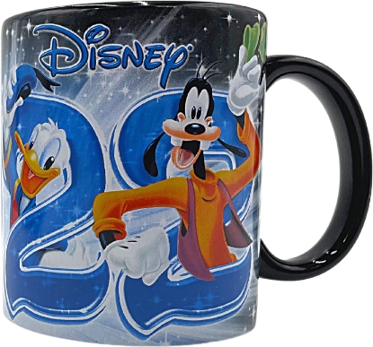 Picture of Disney Mickey Mouse and Friends 2022 Dated Black Ceramic Mug