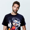 Picture of Disney Mickey Mouse With SunGlasses Florida Name Drop  Adult T-Shirt Black