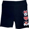 Picture of Disney Minnie Mouse Faces Black High Waisted Biker Shorts