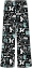 Picture of Disney Mickey and Minnie True Love Women Pajama Pants Mint & Black