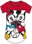 Picture of Disney Mickey & Minnie Hug Junior Dorm Ladies Fitted T-shirt Red