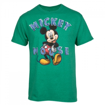 Picture of Disney Mickey Mouse Day 1 Adult Green Tee Shirt