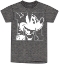 Picture of Disney Mickey Mouse Masked Adults Tee Shirt Gray