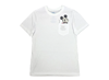 Picture of Disney Mickey Mouse Listening Men's Pocket Tee White