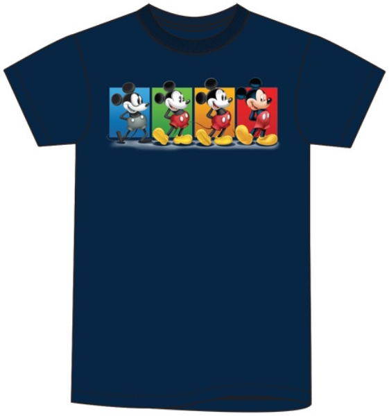 Picture of Disney Mickey Mouse Thru the Years Tee Navy