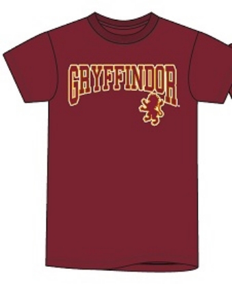 Picture of Harry Potter Gryffindor Style Adult T-Shirt Cardinal Red