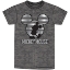 Picture of Disney Mickey Mouse Stripe Icon Tee Gray Heather