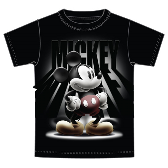Picture of Disney Mickey Mouse Spotlight Adult Unisex Tee Black