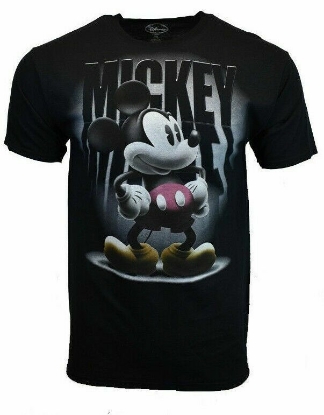 Picture of Disney Mickey Mouse Spotlight Adult Unisex Tee Black