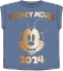 Picture of Disney Mickey Mouse 2024 Junior fashion Crop Top Gold Blue