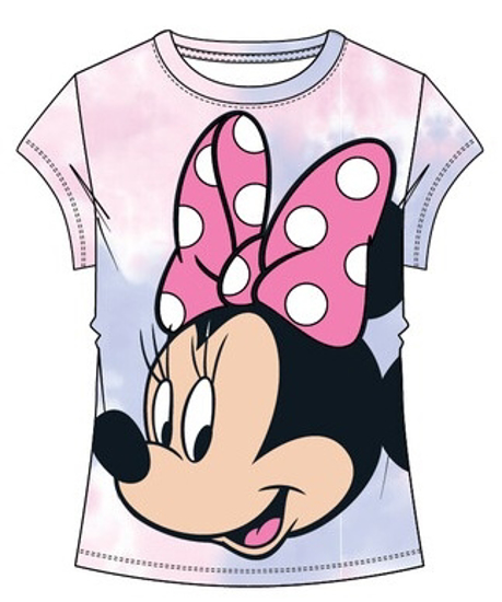 Picture of Disney Minnie Mouse Short Sleeve Youth Top Side Profile Multicolor