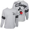 Picture of Disney Mickey Mouse Long Sleeve Jersey Mickey D Logo Gray