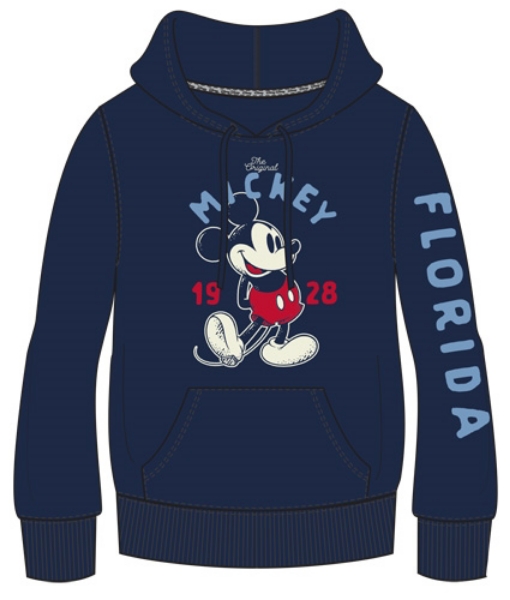 Picture of Disney Mickey Wayback 1928 Adult Pullover Hoodie Dark Navy Florida Namedrop