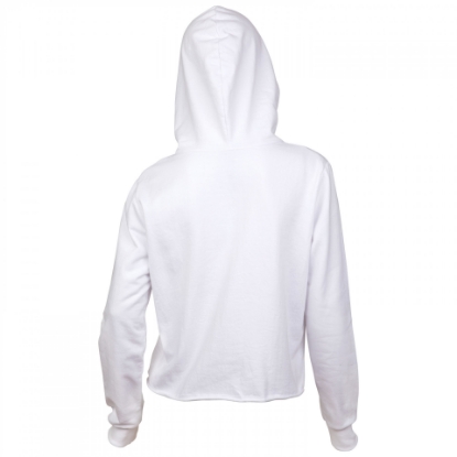 Picture of Disney Minnie Mouse Original Sweetheart Junior Fashion Crop Hoodie White Red