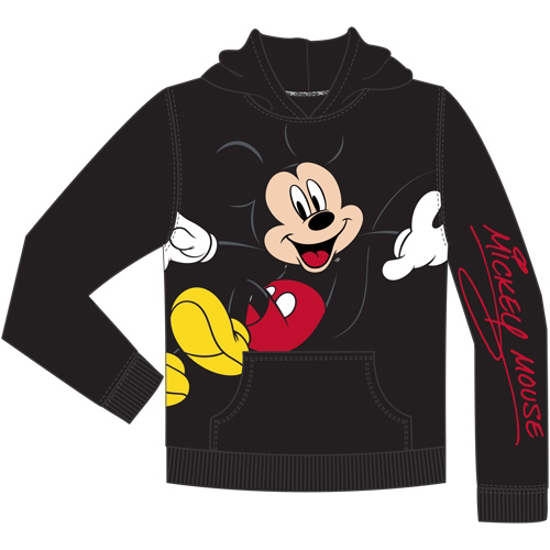 Picture of Disney Mickey Mouse Youth Pullover Fleece Hoodie Black