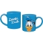 Picture of Disney Donald Duck Full Face 3D Text Relief 11oz Mug Aqua Blue