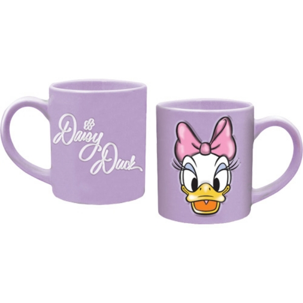 Picture of Disney Daisy Full Face 3D Text Relief 11oz Mug Pink