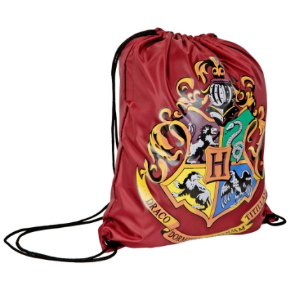 Picture of Disney Harry Potter Howarts Crest  Drawstring Tote Bag Red