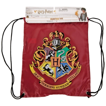 Picture of Disney Harry Potter Howarts Crest  Drawstring Tote Bag Red