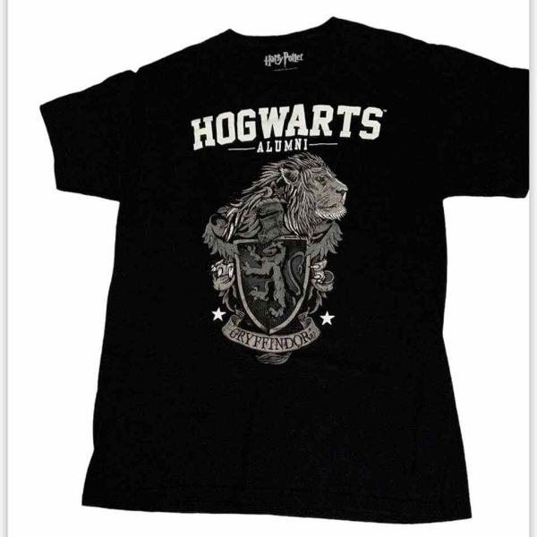 Picture of Disney Harry Potter Gryffindor Crest Adult Unisex T Shirt Black