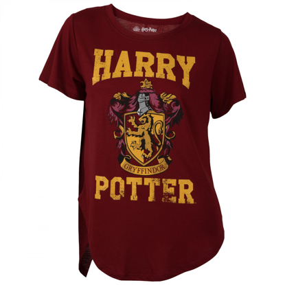 Picture of Disney Harry Potter Gryffindor Junior Hilo Fashion Top Cardinal Red