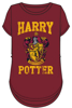Picture of Disney Harry Potter Gryffindor Junior Hilo Fashion Top Cardinal Red