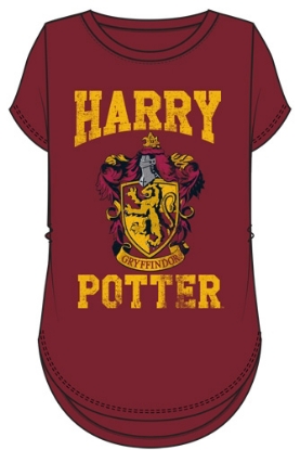 Picture of Disney Harry Potter Gryffindor Junior Hilo Fashion Top Cardinal Red