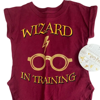 Picture of Harry Potter Wizard in Training Youth Girls Hi Lo Cuffed Sleeve Cardinal Red