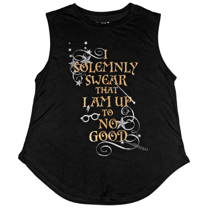 Picture of Disney Harry Potter Solemnly Swear Junior Tank Top Black