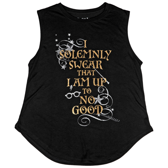 Picture of Disney Harry Potter Solemnly Swear Junior Tank Top Black