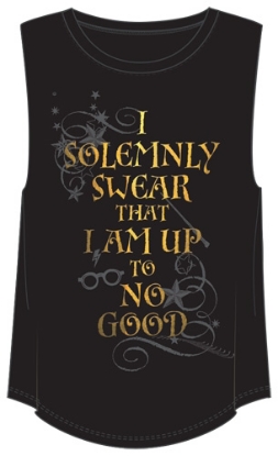 Picture of Disney Harry Potter Solemnly Swear Junior Tank Top Black
