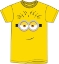 Picture of Disney Minion Big Face Sigh Adult T Shirt Yellow
