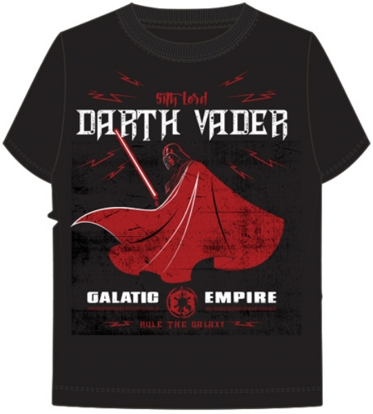 Picture of Star Wars Darth Vader Rule The Galaxy Tee Black