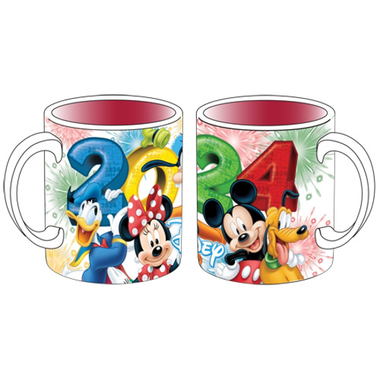 Picture of Disney Mickey Mouse and Friends 2024 Fireworks Ceramic Mug 14 Oz