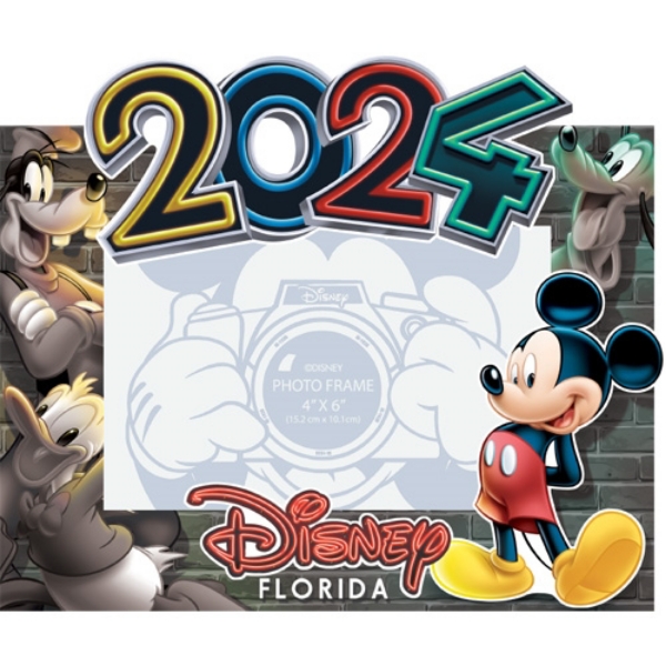 Picture of Disney Mickey And Friends Luminate 4x6 Picture Frame 2024 Florida Namedrop