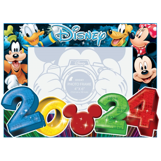 Picture of Disney Mickey And Frinds 2024 Big Numbers 4x6 Picture Frame