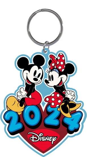 Picture of Disney Mickey Love Minnie 2024 Laser Cut Keychain