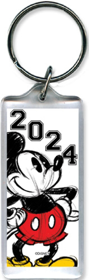 Picture of Disney Big Mickey Standing 2024 Lucite Keychain