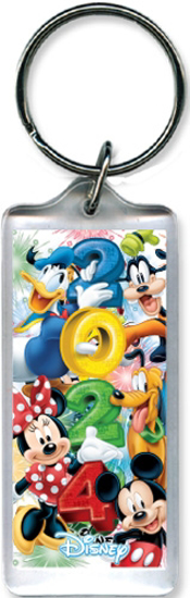 Picture of Disney Mickey Mouse And Friends 2024 Vertical Stack Lucite Keychain