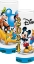 Picture of Disney Mickey Goofy Donald Pluto 2024 Sure Shot 2oz Collection Glass Blue Bottom