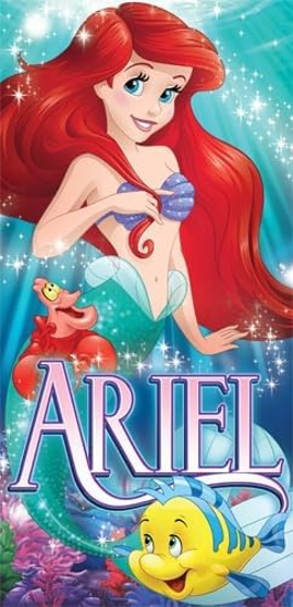 Picture of Disney Classic Ariel with Flounder 28X58 Beach Towel