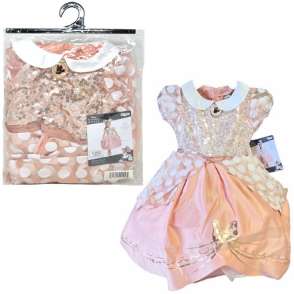 Picture of Rose Gold Minnie Mouse Classic Toddler Girl Costume 3T-4T